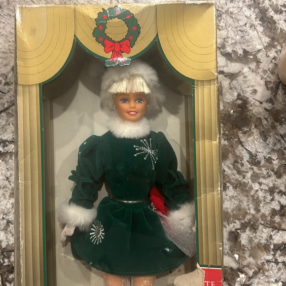Radio City Rockette Doll Christmas Spectacular Green Holly Costume RARE VTG - Picture 8 of 13